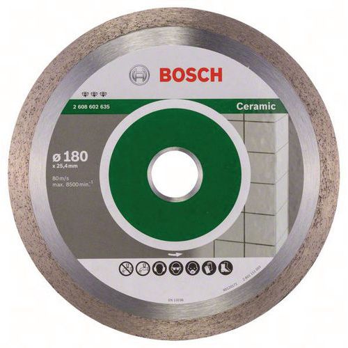 Bosch 1 Disques à Tronçonner Diamantés Best For Ceramic