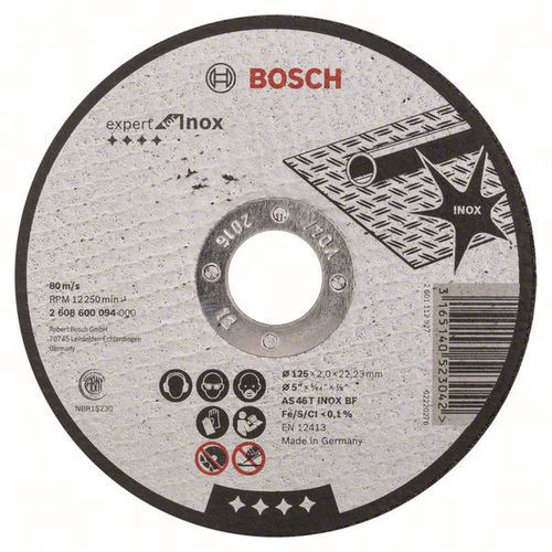 Bosch 25 Disques à Tronçonner Expert For Inox