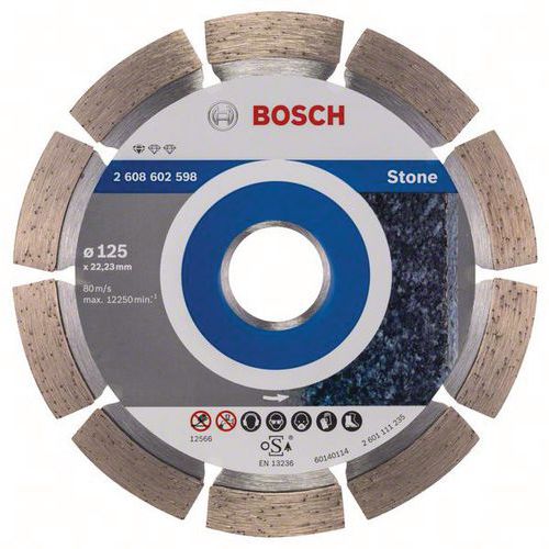 Bosch 1 Disques à Tronçonner Diamantés Standard For Stone