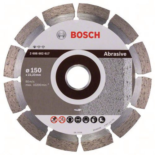 Bosch Disque &agrave; tron&ccedil;onner diamant&eacute; Standard for Abrasive 150 x 22,23 x 2 x 10 mm