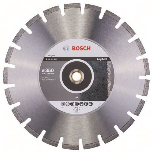 Bosch 1 Disques à Tronçonner Diamantés Standard For Asphalt