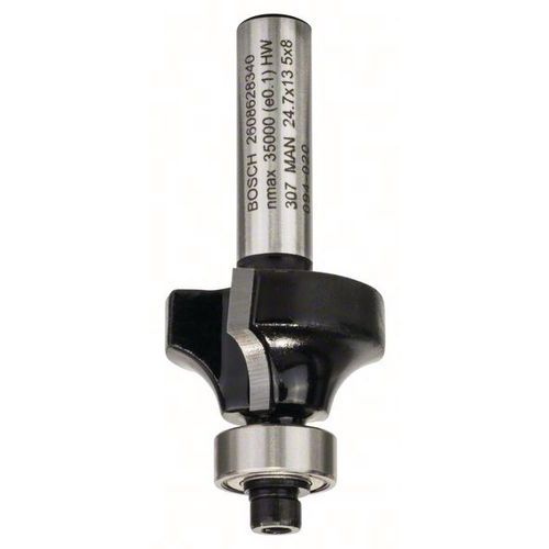 Bosch 1 Fraises à Arrondir Avec Roulement à Billes, à Deux Tranchants, Carbure