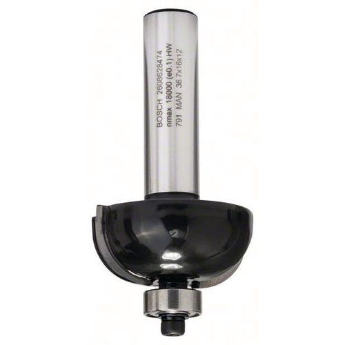 BOSCH Fraises &agrave; canneler 12 mm, R1 12 mm, D 36,7 mm, L 16 mm, G 70 mm