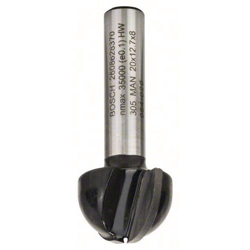 Bosch 1 Fraises à Canneler, Deux Taillants, Carbure