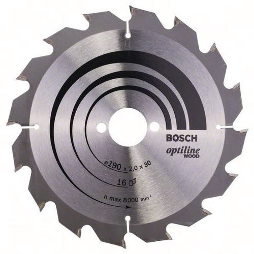 Bosch 1 Optiline Wood Pour Scies Circulaires Portatives