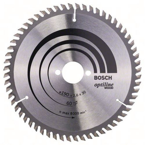 Bosch 1 Optiline Wood Pour Scies Circulaires Portatives