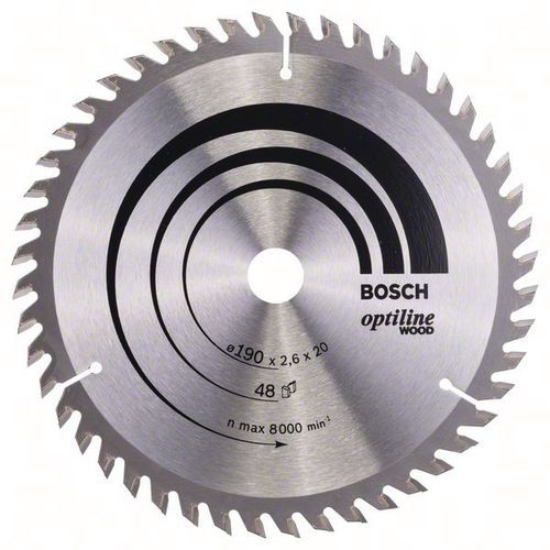 Bosch 1 Optiline Wood Pour Scies Circulaires Portatives