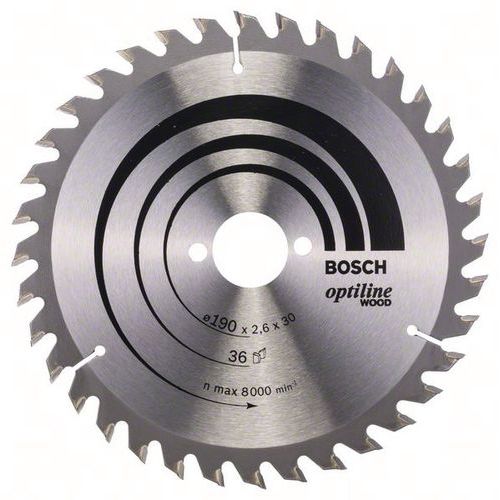 Bosch 1 Optiline Wood Pour Scies Circulaires Portatives