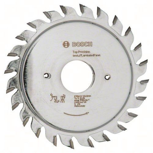 BOSCH Lame d'inciseur  Top Precision Precision Best for Laminated Panel 100 x 22 x 2,8 - 3,6 mm