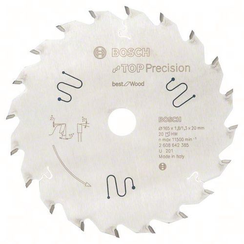 Bosch 1 Lames De Scies Circulaires Pour Scies Plongeantes Et Scies Circulaires Portatives