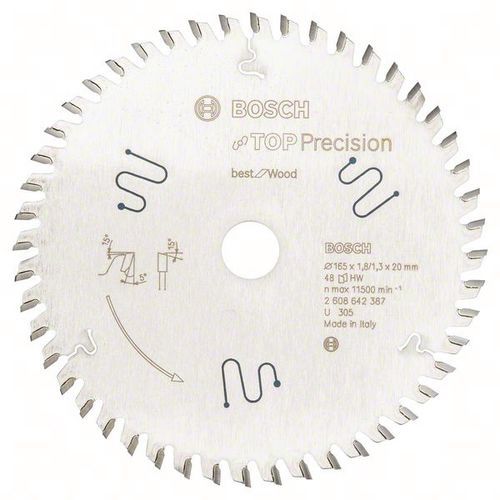 Bosch 1 Lames De Scies Circulaires Pour Scies Plongeantes Et Scies Circulaires Portatives