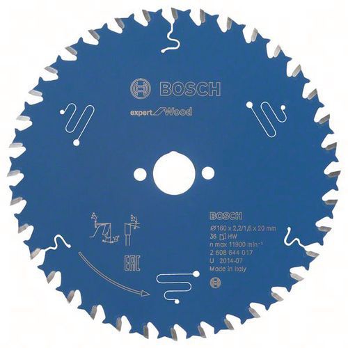 Bosch 1 Lames De Scies Circulaires Pour Scies Plongeantes Et Scies Circulaires Portatives