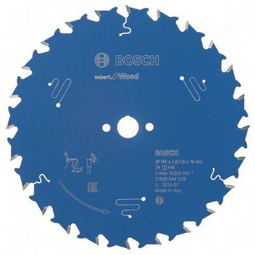 Bosch 1 Lames De Scies Circulaires Pour Scies Plongeantes Et Scies Circulaires Portatives