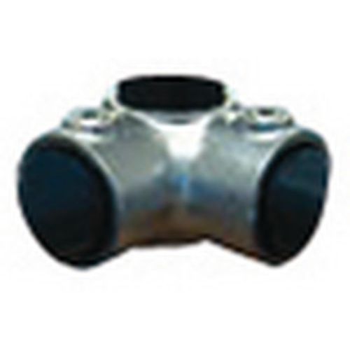 Raccord de tubes Angle de liaison Ø 42 mm Acier Galvanisé Key-Clamp