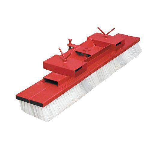 Bauer - Balai pour chariot élévateur - 100 cm - Rouge - Acier peint - 45 kg