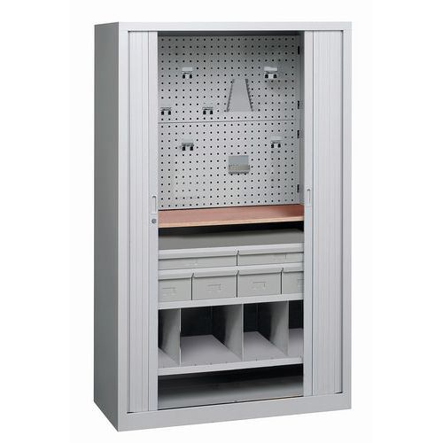 Armoire A Rideaux Equipee L X Px H :1200 X 530 X 1980