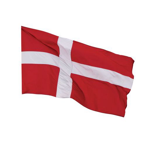 Macap - Drapeau Danemark 150x225cm Polyester Oeko-Tex Standard 100 Éco-responsable