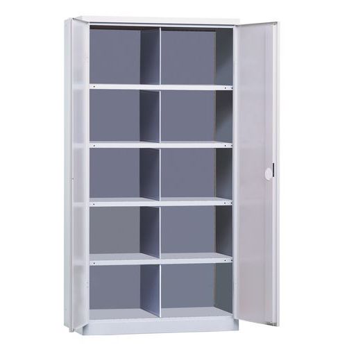 Armoire D'atelier Gris Clair Hxp=1950x440mm 10 Cases