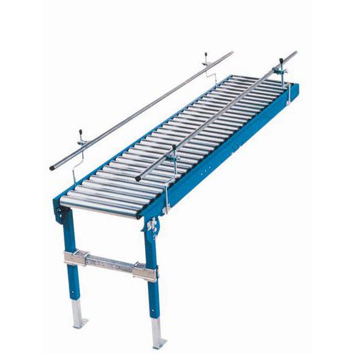 Somefi - Convoyeur Gravitaire à Rouleaux Acier 2000x776mm - Charge Max 160kg/m - 3 Ans Garantie