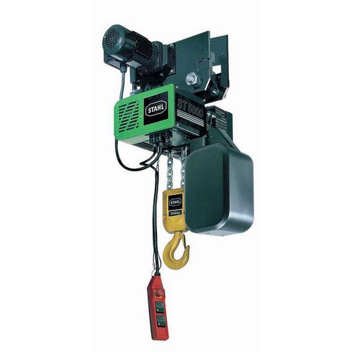 Stahl Crane Systems - Palan électrique à crochet - 1000 kg - 2 Brins - 2 Vitesses - Triphasé 400V - IP55