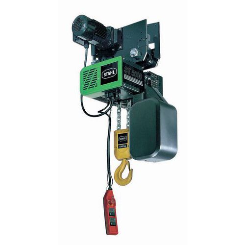 Stahl Crane Systems - Palan Électrique à Crochet - 1600 kg - 3m Levée - 2 Vitesses - Triphasé 400V - IP55