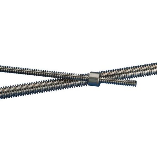 Vis à Filetage Trapézoïdal 40 X 7 Mm - Longueur 210 Mm, Précision, Matériau C35/C45, Norme ISO/DIN - 6