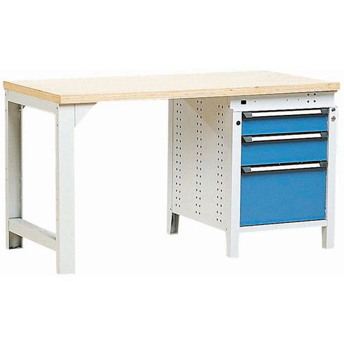 Etabli Largeur 1750mm 3 Tiroirs Avec Multiplis De 40