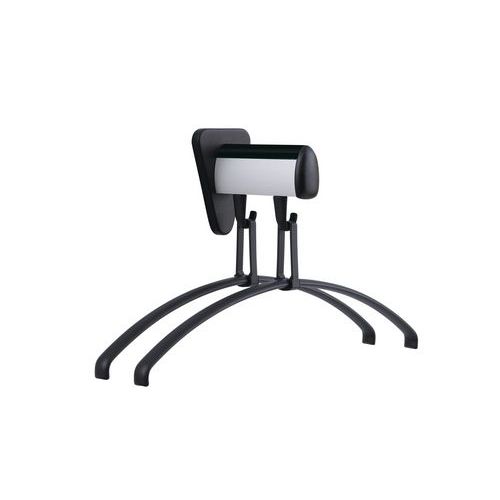 Portemanteau Mural Noir Largeur:44 Cm Mat.:aluminium