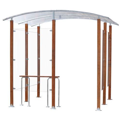 Abri Fumeurdesign 6metre Carre Co Ntre Un Mur