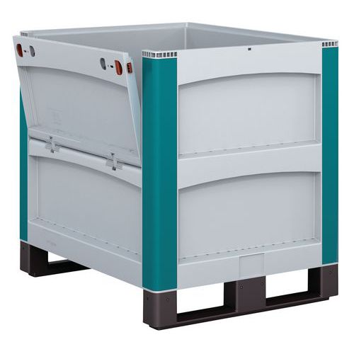 Caisse Palette 800x600x720mm Ouverture Latér Ale