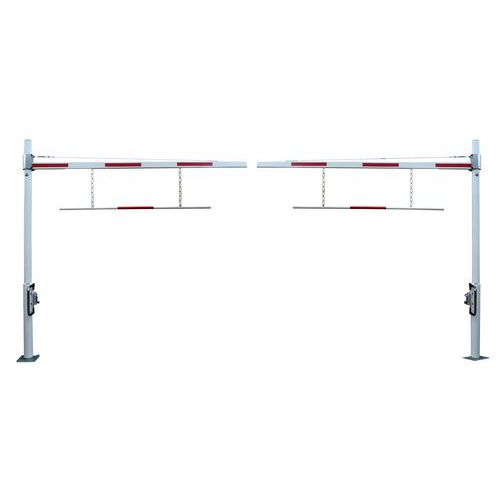 Portique Fixe Lisse L.:8 M En Acier