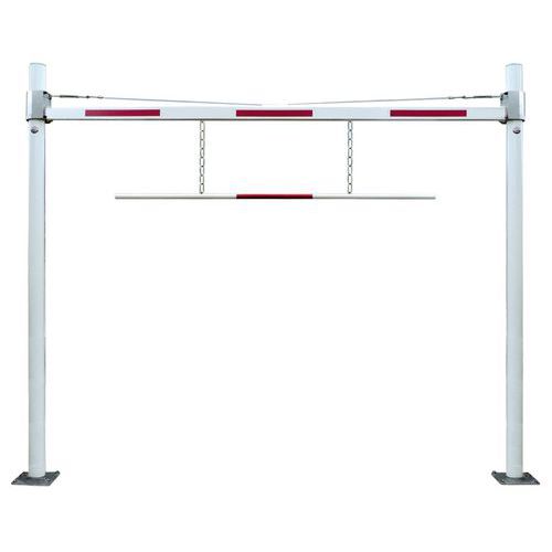 Portique Fixe Lisse L.:6 M En Acier