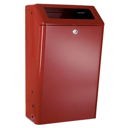 Poubelle D'extérieur 50l Bordeaux