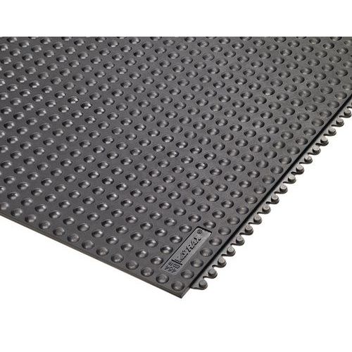 Dalle Antifatigue Esd Anti-feu Résistant Noir 910x910x13mm