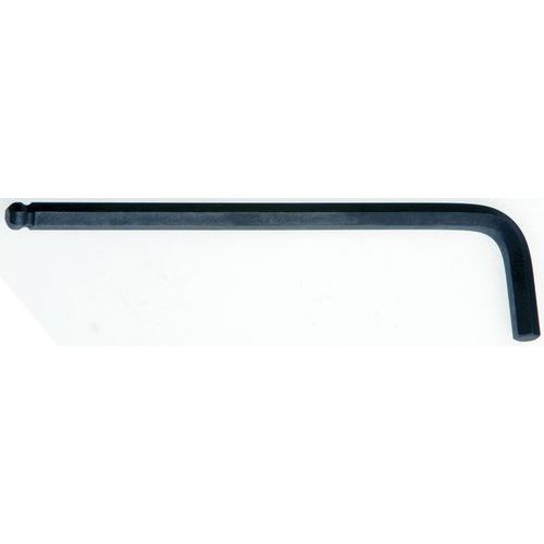 MOB - Clé mâle 6 pans 4mm tête sphérique Protanium - Acier brunie - 5 pièces