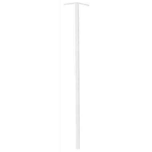 Cornière d'angle HT3M Blanc - Poteau pour cloisons d'atelier - Acier ou mélaminé - 3.01m - Garantie 3 ans