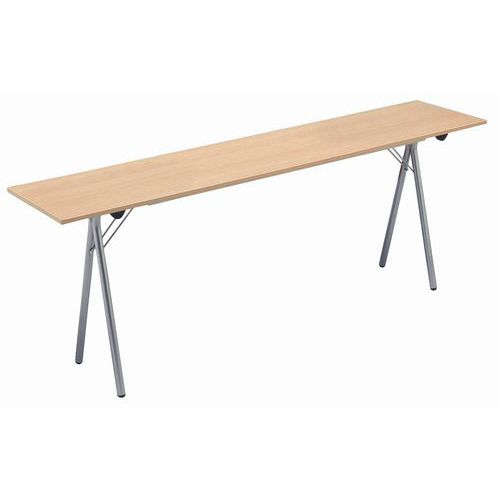 Table De Formation 200x40hetre Pied Alu