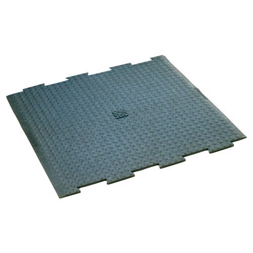 Sunnex - Tapis Antistatique Modulaire Central Large - 75x75 cm - Nitrile Noir - Usage Modéré