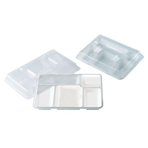 Plateau Renforcé 5 Compartiments Polystyrène