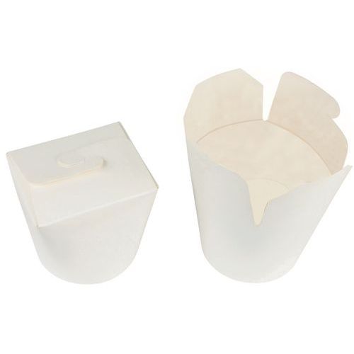 Pot à Pâtes 45 Cl Blanc Diamètre 83mm Hauteur 95mm