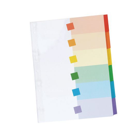 Intercalaires Personnalisables 6 Touches Numer Iques