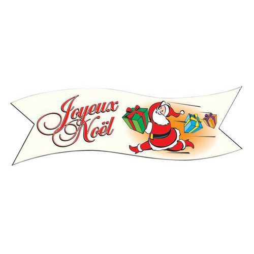 Décor comestible Joyeux Noël_Matfer Décor comestible Joyeux Noël_Matfer