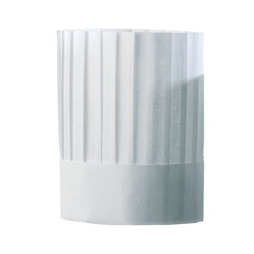 Toque Plissée Chef 30 Plis Sans Coiffe Haut. 225mm