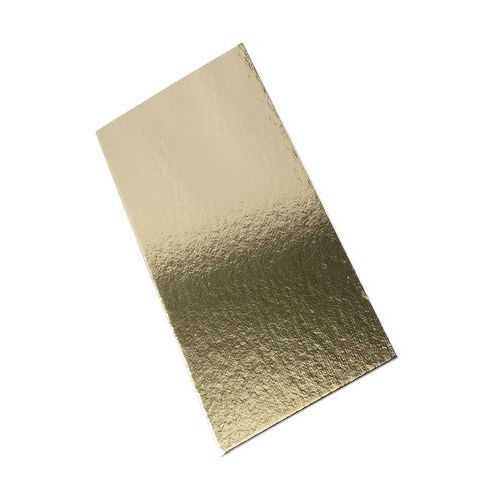 Semelle à Bûche Et Cake Unie Carton Noir Or Long. 240mm