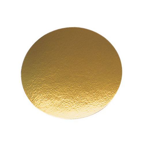 Rond Carton Or Diamètre 240mm