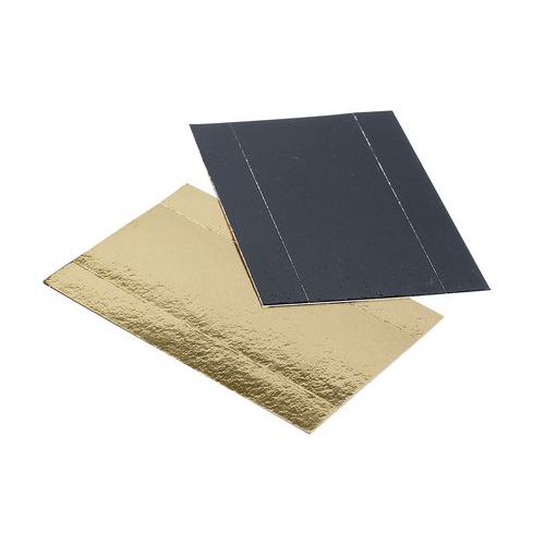 Fond Carton Plié Noir Et Or Longueur 100mm Largeur 45mm