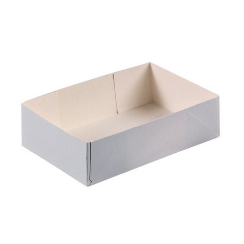 Boîtes à Petits Fours Carton Blanc Hauteur 50mm