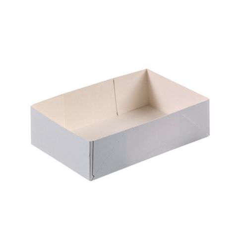 Boîtes à Petits Fours Carton Blanc Hauteur 50mm