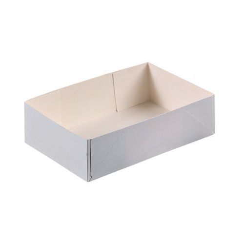 Boîtes à Petits Fours Carton Blanc Hauteur 50mm