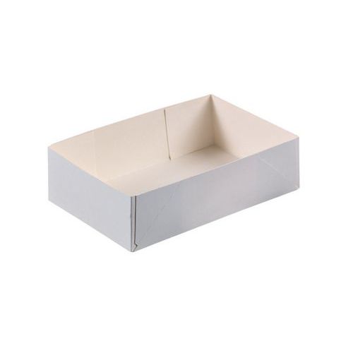 Boîtes à Petits Fours Carton Blanc Hauteur 60mm